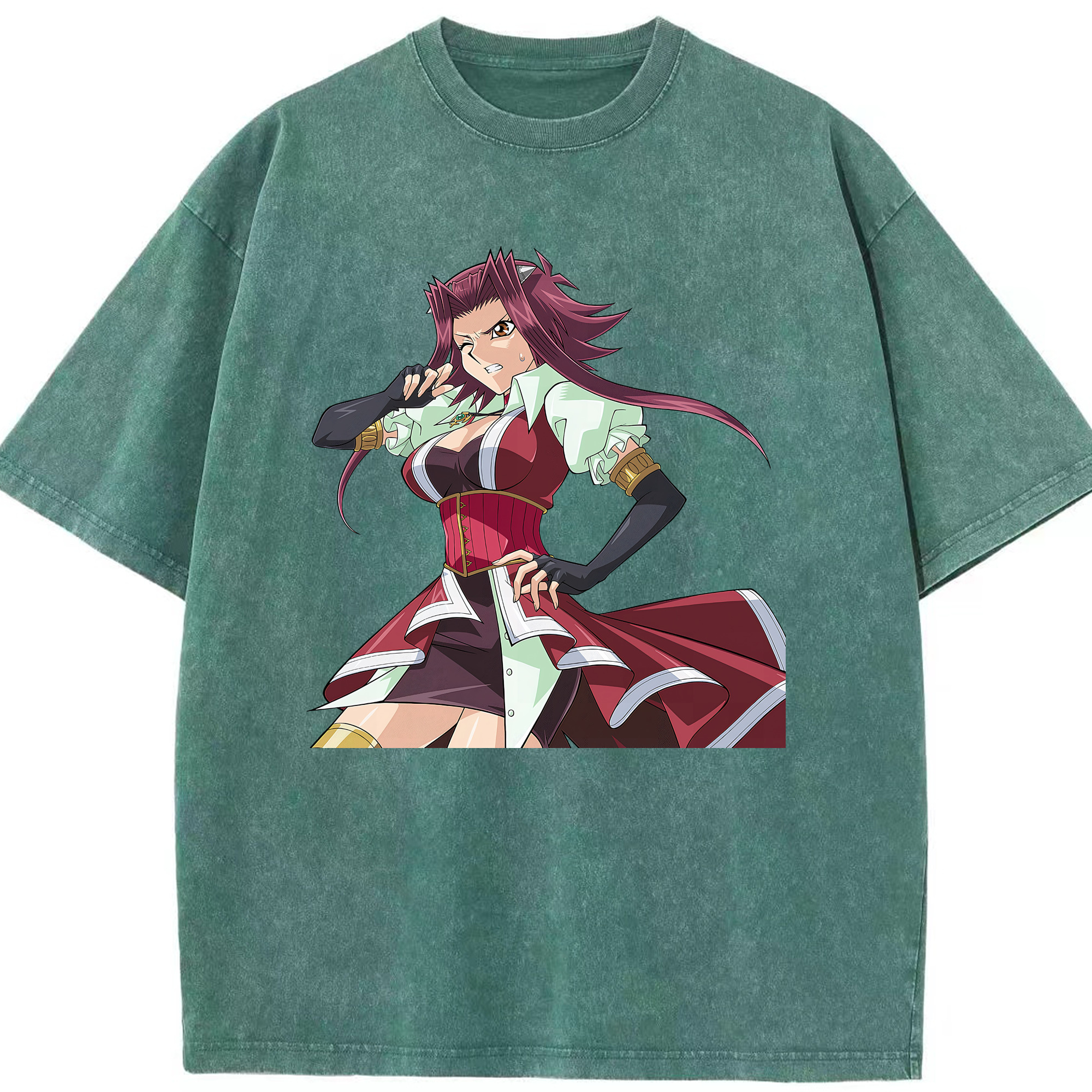 （画像用） 遊☆戯☆王 Yu-Gi-Oh! 綿100% ヴィンテージ風 半袖Tシャツ（フロントプリント）